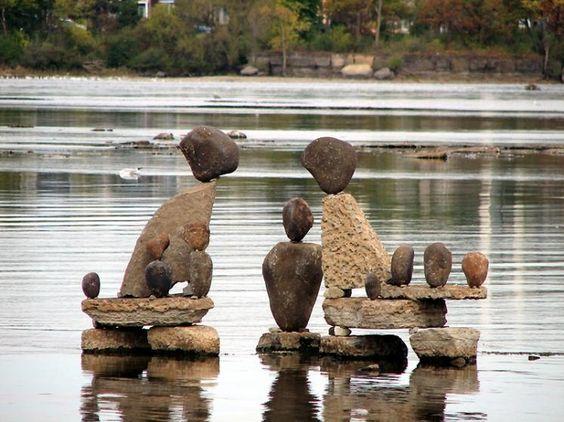 rock balancing